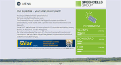 Desktop Screenshot of greencells.com